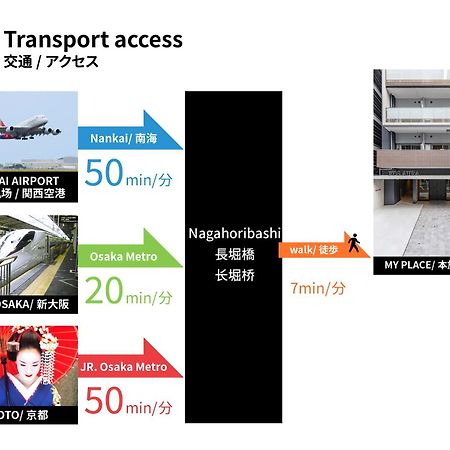 Ferienwohnung Fds Aura Ōsaka Exterior foto